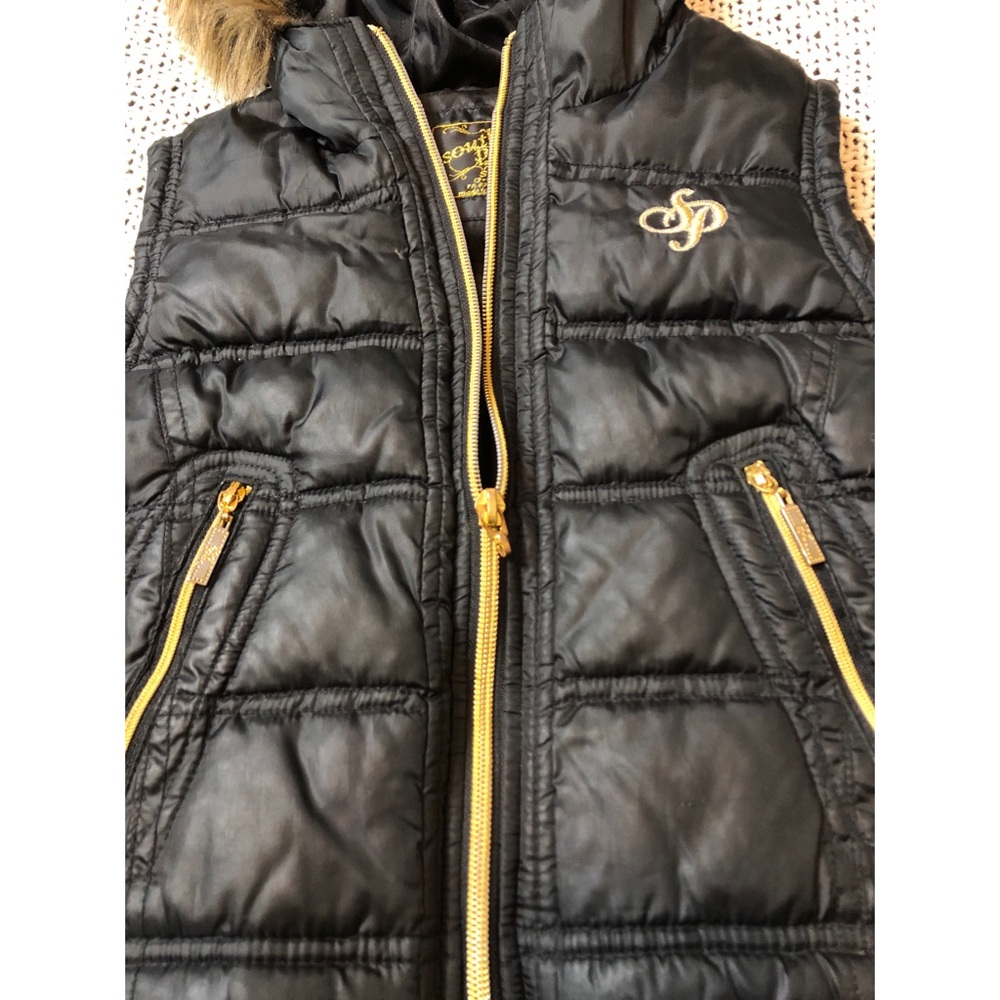 **SOLD**South Pole hooded puffer vest girls sz S - Picture 5 of 6